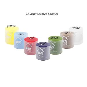 1pc Colorful Scented Candle